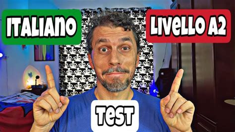 Italiano A2 Test Learn Italian Italiano Per Stranieri Livello A2 YouTube