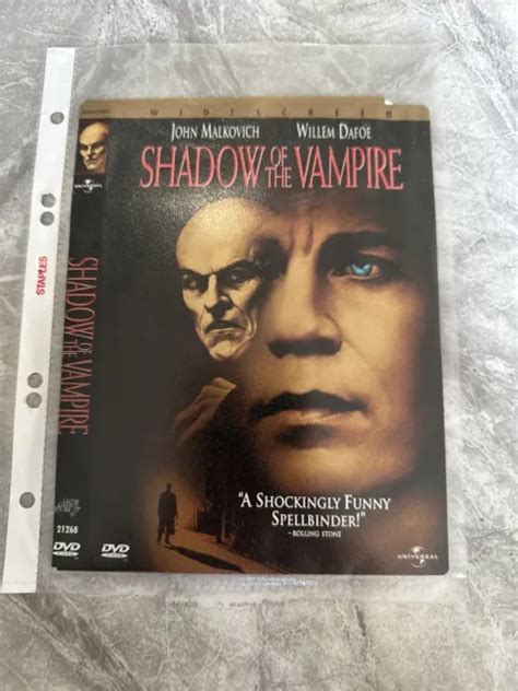 SHADOW OF THE Vampire (DVD, 2001, Widescreen) John Malkovich Willem ...