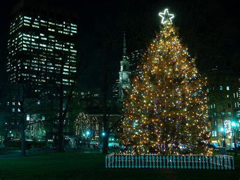 Holiday Events In Boston 2015 Tree Lightings Santa More