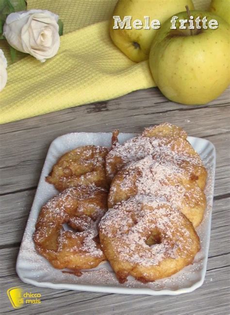 Mele Fritte In Pastella Ricetta Frittelle Di Mele A Fette Il Chicco