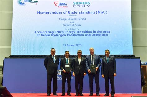 TNB Siemens Energy Join Forces In Green Hydrogen BusinessToday