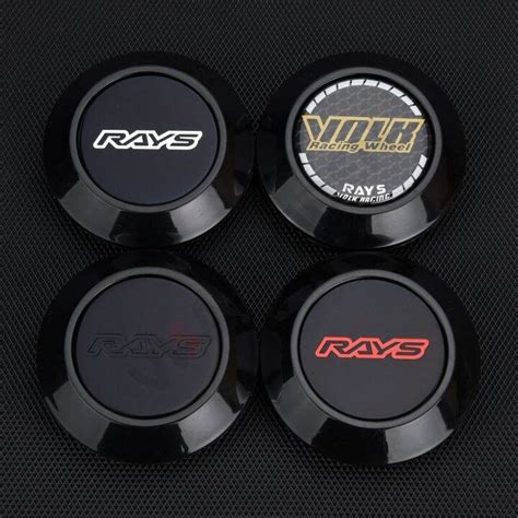 CarDIY 4PCS Clip Diameter 72MM RAYS Cap Sport Rim VOLK Racing Logo