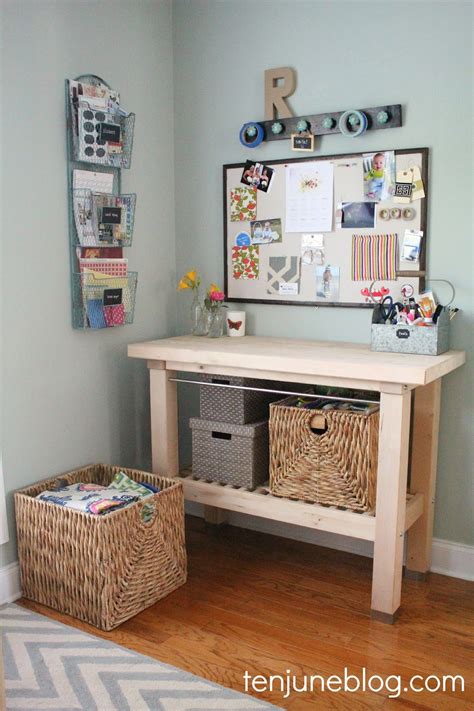 Ten June: Craft Room + Home Office Organization Makeover