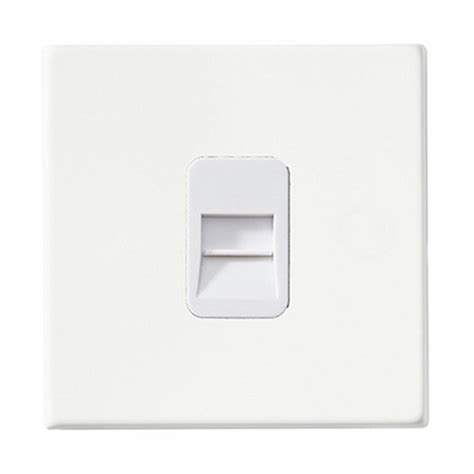 Hamilton Hartland Cfx Colours Bright White 1 Gang Telephone Slave Socket With White Insert Ukes