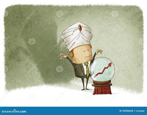 Predicting The Future Of Finance Stock Illustration Illustration Of