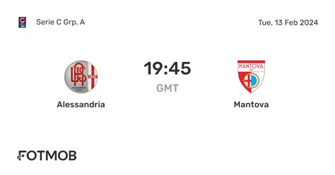 Alessandria vs Mantova - live score, predicted lineups and H2H stats 