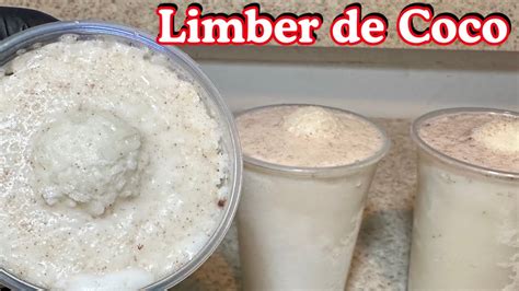 Limber De Coco Con Raffaello Youtube