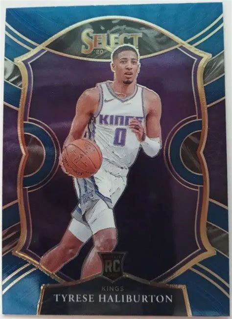 NBA 2020 Select Basketball Single Card Blue Concourse Tyrese Haliburton