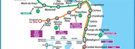 Rio De Janeiro Metro Map Travelsfinders