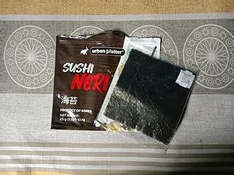 Urban Platter Sushi Nori Sheets G Roasted Seaweed Laver Pack Of