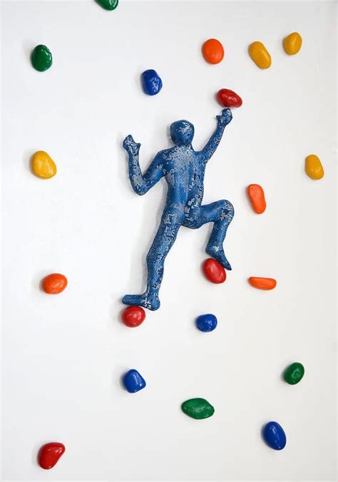 Climbing Sculpture Wall Art Gift For Home Decor Interior Design Rock