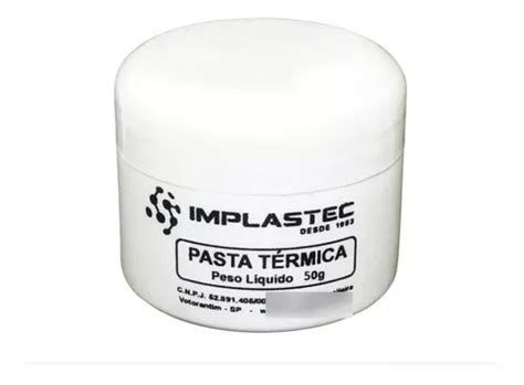 Pasta Térmica 50g Implastec Processador Cpu Parcelamento sem juros