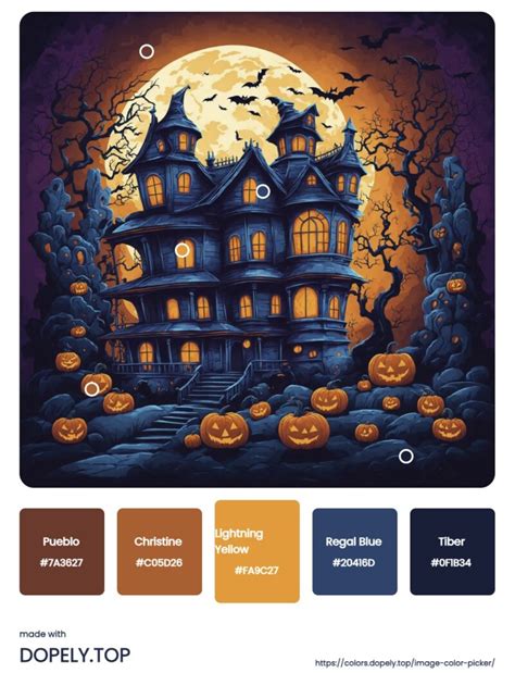 20 Halloween Color Palettes - Inspiration & Productivity for Everyone