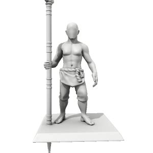 Spear Pose Copy Made With Hero Forge