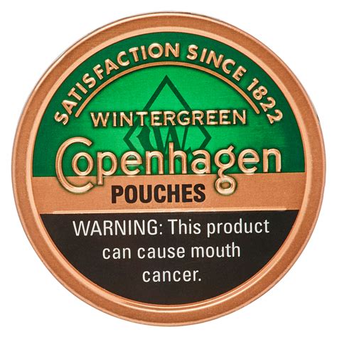 Copenhagen Mint Chewing Tobacco Pouches 0.82oz : Smoke Shop fast ...