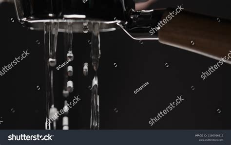 Side View Rinsing Naked Portafilter Stock Photo Shutterstock