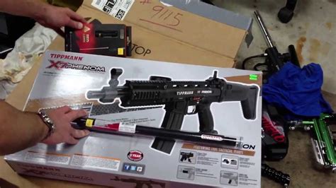 Tippmann Phenom X7 Paintball Marker First Look Unboxing YouTube