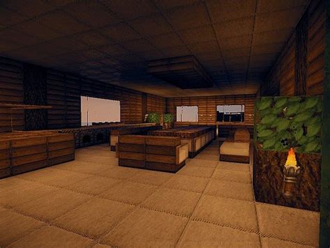 Modern wooden house! Minecraft Map