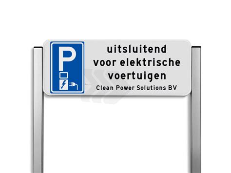 Parkeerbord Voor Elektrische Auto Kopen Parkeerterrein