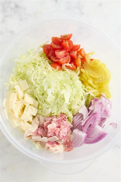 Grinder Salad Recipe What To Pack For Lunch