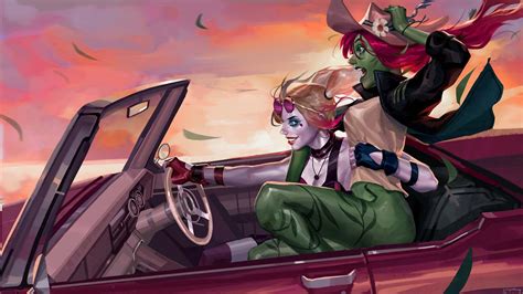 1920x1080 Harley Quinn With Poison Ivy Fun 4k Laptop Full HD 1080P ,HD ...