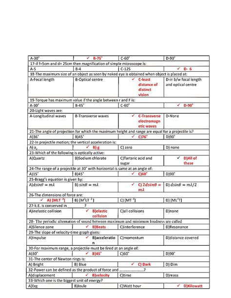 Solution St Year Physics Guess Paper Studypool