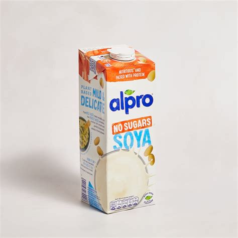 Alpro Soya No Sugar Dairy Free Goodness Milk And More