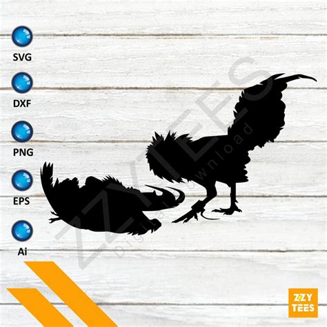 Cockfighting Gamefowl Silhouette Svg Gamefowl SVG Rooster Etsy