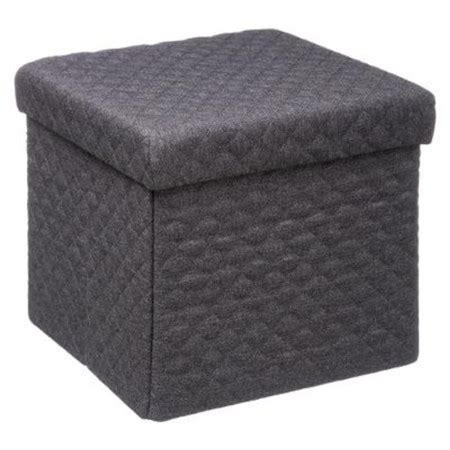 Bo Te De Rangement Velours Mix N Modul X Cm Gris Fonc