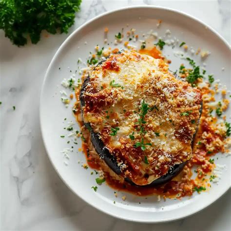 Crispy Air Fryer Eggplant Parmesan