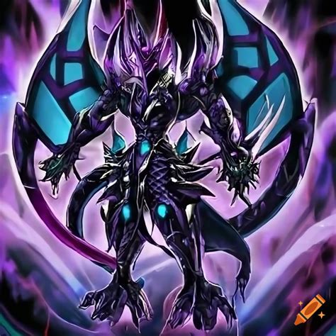 Divine Dimensional Dragon Xe In Yugioh Artwork Style On Craiyon