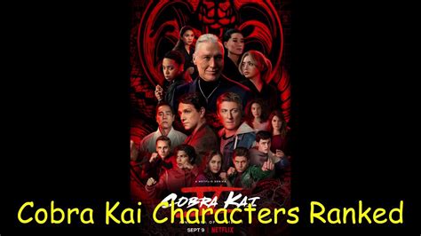 Cobra Kai Characters Ranked Youtube