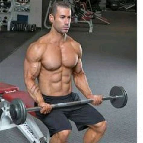 Seated Barbell Curl By Daniel Arixi Exercise How To Skimble