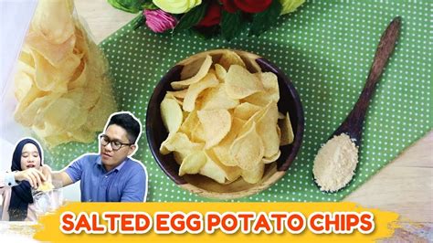 RESEP KERIPIK KENTANG SALTED EGG POTATO CHIPS COCOK UNTUK JUALAN