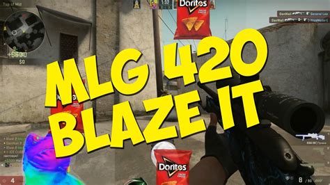 Csgo Немножко Mlg 420 Blaze It Youtube