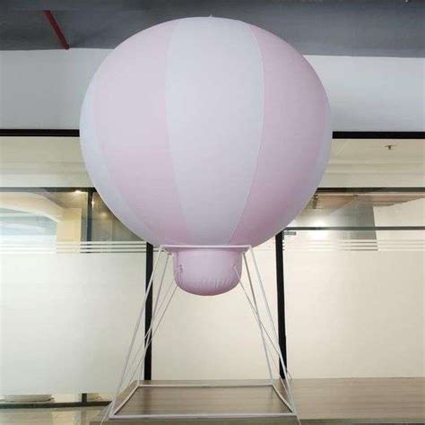 Sayok Ft Pvc Half Hot Air Balloon Inflatable Baby Shower Party Balloon With Standing Frame For