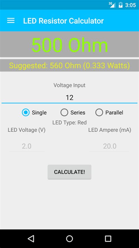 LED Resistor Calculator APK for Android - Download