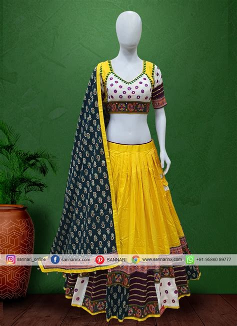 Cotton Garba Wear Chaniya Choli For Navratri