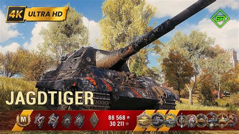 Jagdtiger Kills K Damage Wot Replay Youtube