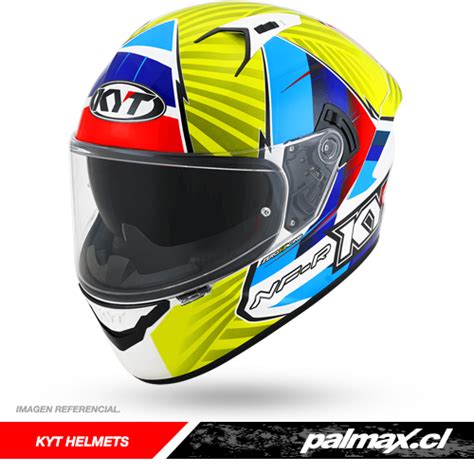 Casco Integral NF R Xavi Fores Replica 2021 Blue Red Yellow KYT