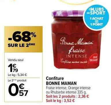 Promo Confiture Bonne Maman Chez Carrefour Market Icatalogue Fr