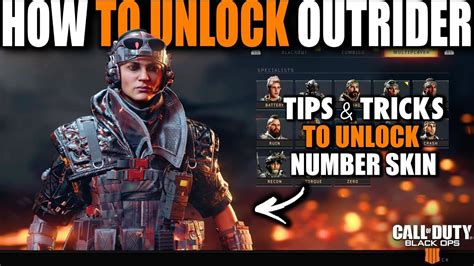 HOW TO UNLOCK OUTRIDER NUMBERS OUTFIT IN BLACK OPS 4 BLACKOUT How To