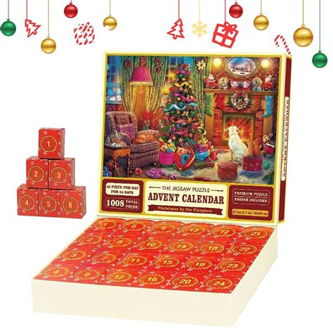 Storaffy Adventskalender 2023 Weihnachts Puzzles 1000 Teile Puzzles