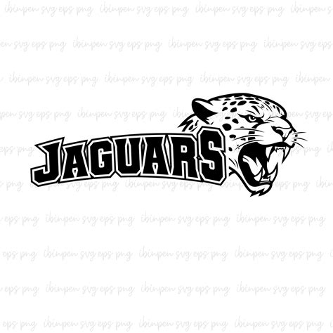 Jaguars Svg for Cutfile, Jaguars SVG, Jaguars Head Silhouette SVG Cricut, Jaguars Svg File for T ...