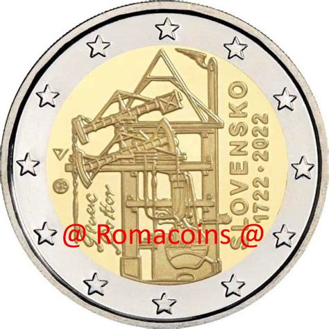 Euro Commemorative Coin Slovakia Steam Machine Romacoins