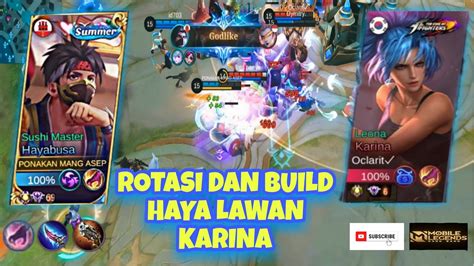 Katanya Karina Op Lawan Aja Pake Hayabusa Gameplay Dan Build