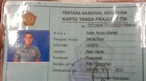 Kronologi Pembunuhan Eks Casis Bintara Oleh Prajurit TNI AL Nias Harta