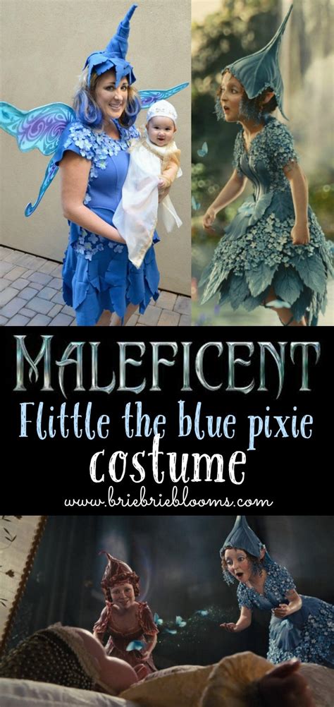 Maleficent Flittle blue fairy costume - Brie Brie Blooms