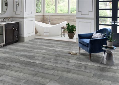 Kingsdown Gray Luxury Vinyl Planks Waterproof Vinyl Planks