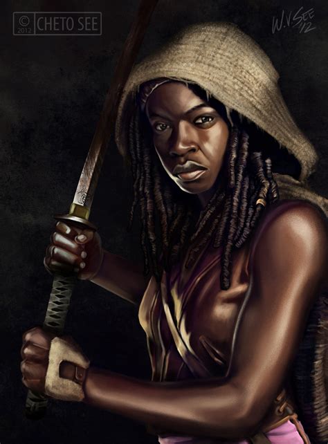 Michonne Fan Art on Behance